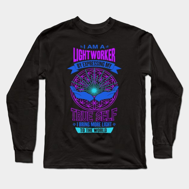 I am Lightworker Long Sleeve T-Shirt by clothed_in_kindness